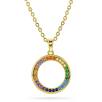 Pan Jewelry, Smykke i forgylt 925 sølv med farget zirkonia