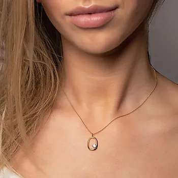 Bilde nummer 2 av Solin smykke i 925 forgylt sølv