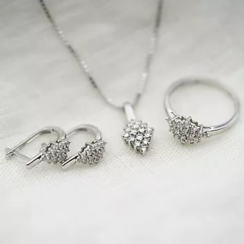 Bilde nummer 4 av Pan Jewelry, Anheng i 585 hvitt gull med diamanter 0,33 ct
