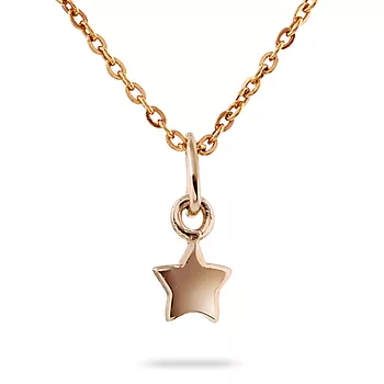 Pan Jewelry, Anheng i 925 roséforgylt sølv med stjerne