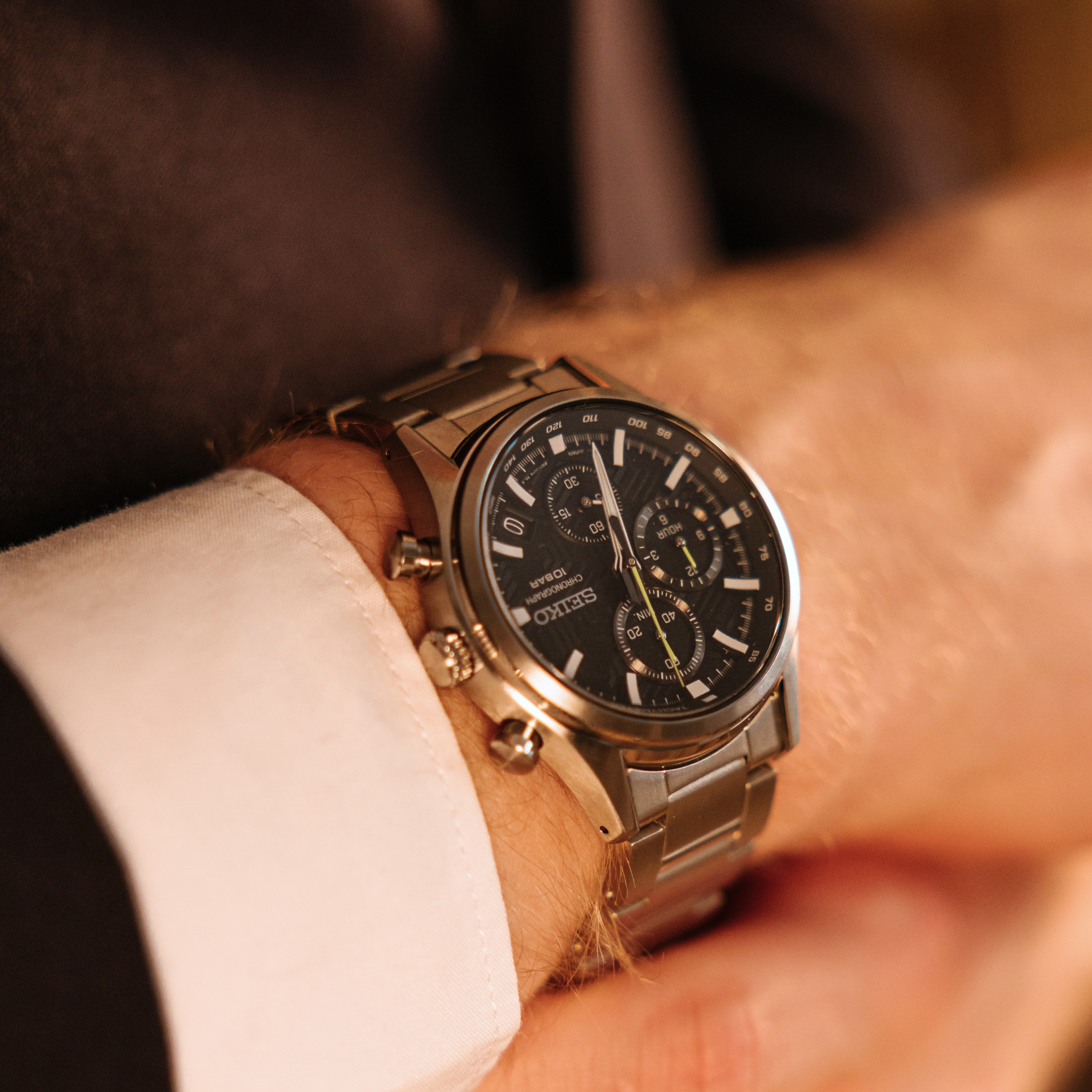 Bilde nummer 2 av Seiko, Basic herreklokke med stållenke