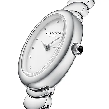 Bilde nummer 4 av Ovale dameklokke i stål