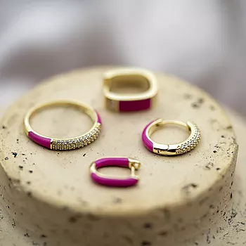 Bilde nummer 3 av Pan Jewelry, Emanuella ring i 925 forgylt sølv med zirkonia