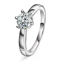 Olivia diamantring i 585 hvitt gull 1,00 ct TWSI2
