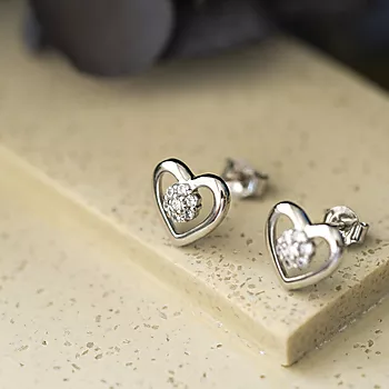 Bilde nummer 4 av Pan Jewelry, Øredobber i sølv med zirkonia