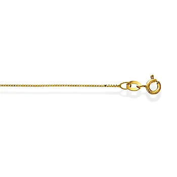 Pan Jewelry, Veneziansk kjede i 375 gult gull 0,7 mm, 42-50 cm