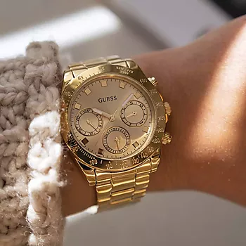 Bilde nummer 3 av Guess, Active Life dameklokke med stållenke