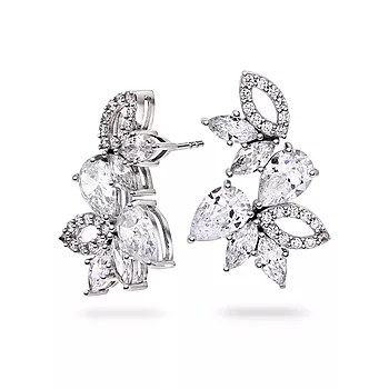 Pan Jewelry, Øredobber i 925 sølv med zirkonia