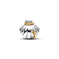 Disney charms i 925 sølv med skjell og LAB diamant 0.012 ct