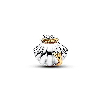 Disney charms i 925 sølv med skjell og LAB diamant 0.012 ct