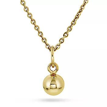 Pan Jewelry, Anheng i 925 forgylt sølv med kule