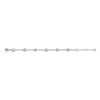 Bilde nummer 2 av Ti Sento, Armbånd i 925 sølv med zirkonia charms