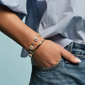 Bilde nummer 2 av Eclipse armring i forgylt