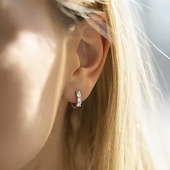 Bilde nummer 4 av Pan Jewelry, Øreringer i 925 sølv med zirkonia