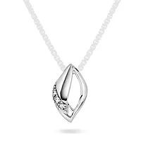 Pan Jewelry, Anheng i 585 hvitt gull med zirkonia