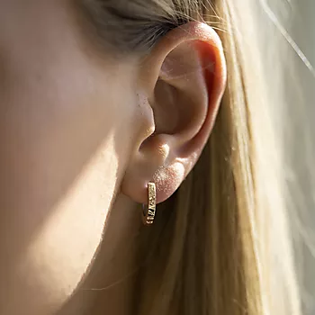 Bilde nummer 4 av Pan Jewelry, Øreringer i forgylt sølv