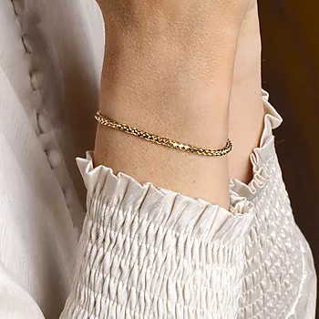 Bilde nummer 2 av Pan Jewelry, Armbånd i 585 gult gull, 19 cm