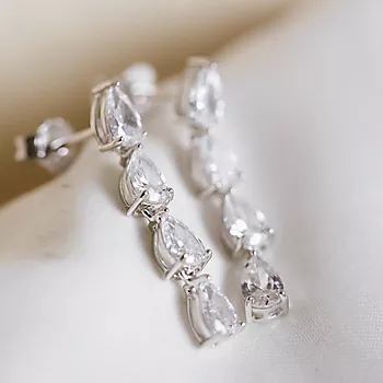 Bilde nummer 3 av Pan Jewelry, Øredobber i 925 sølv med zirkonia