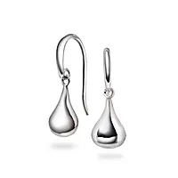 Pan Jewelry, Dråpe øredobber i 925 rhodiert sølv