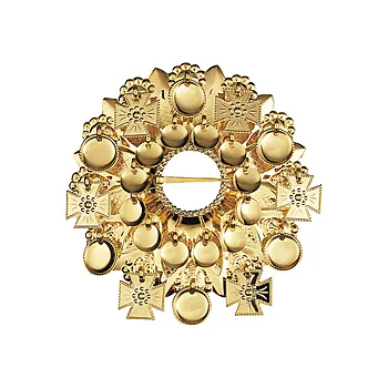 Sølje i 830 forgylt sølv