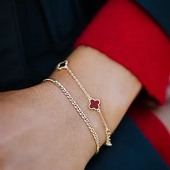 Bilde nummer 2 av Armbånd i 585 gult gull, 19 cm