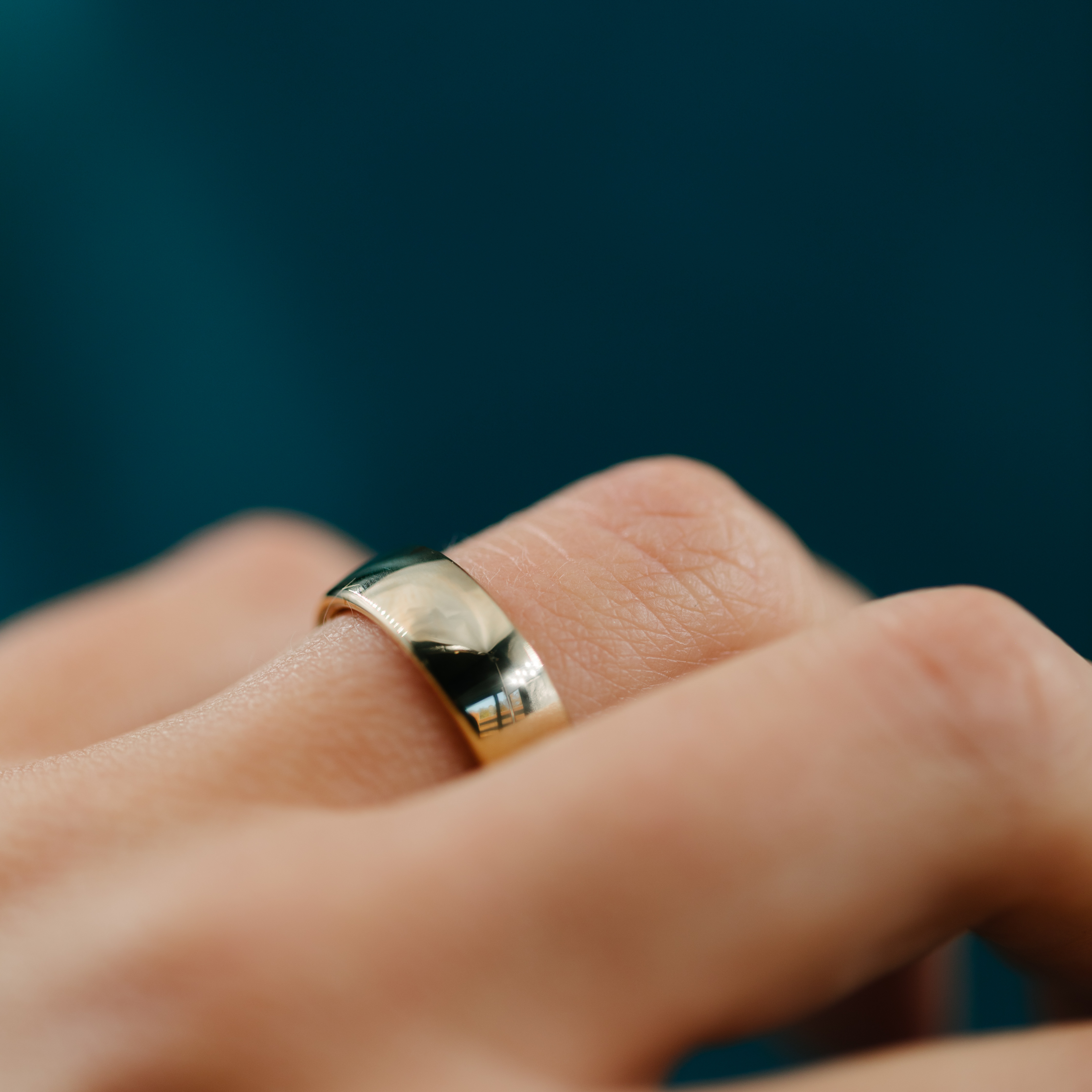Bilde nummer 3 av Giftering i 585 gult gull | 6 mm bredde