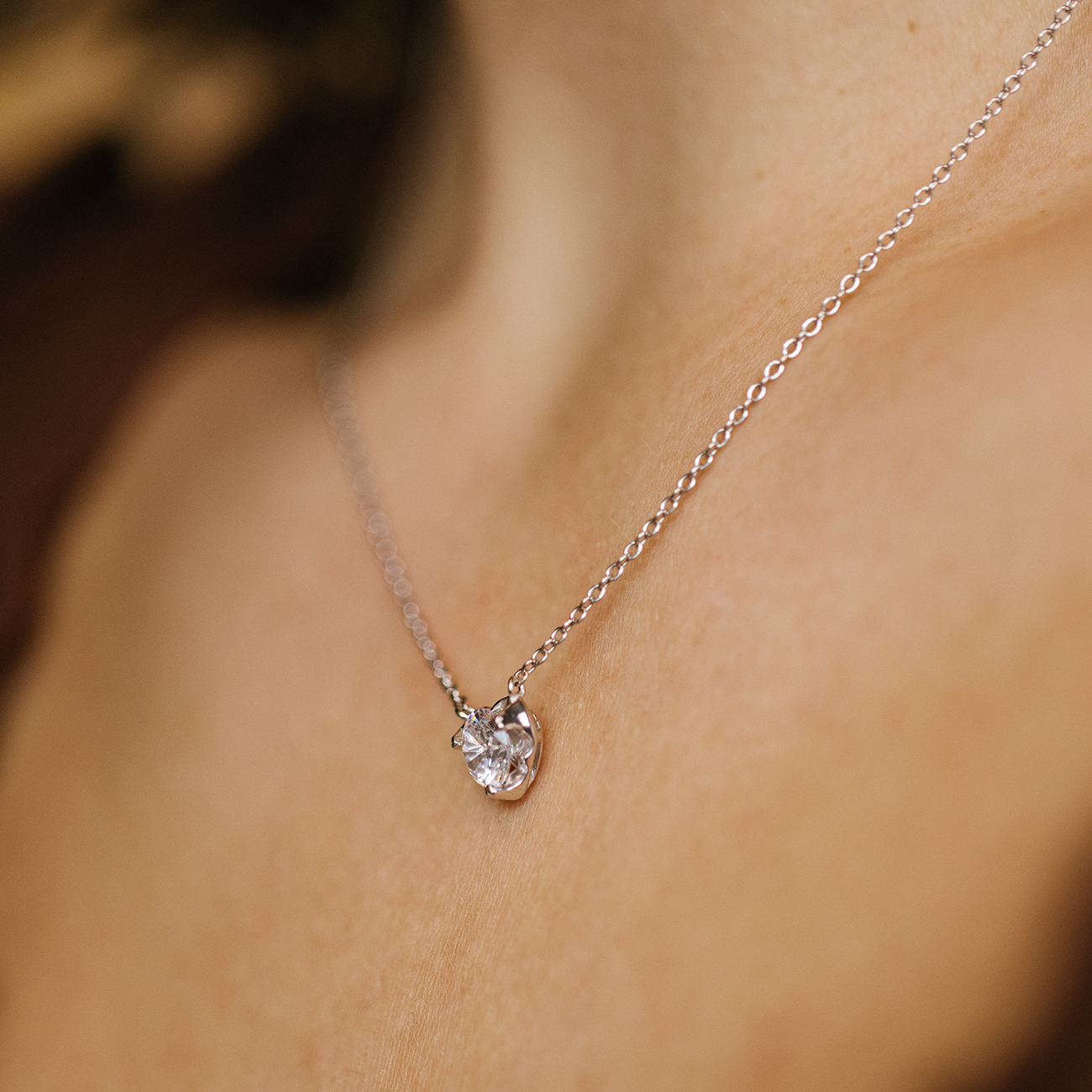 Bilde nummer 3 av Pan Jewelry, Smykkesett i 925 sølv med zirkonia og hjerter