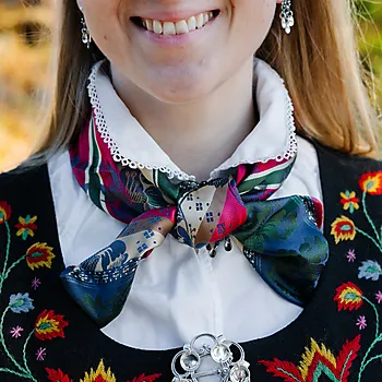 Bilde nummer 3 av Gabriella silkeskjerf i 100% silke