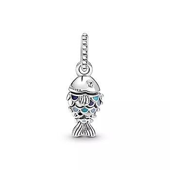Bilde nummer 3 av Pandora Moments, Charm i 925 sølv med fisk