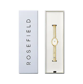 Bilde nummer 4 av Ovale dameklokke i gullfarget stål