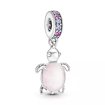 Pandora Moments, Charm i 925 sølv hengende skilpadde