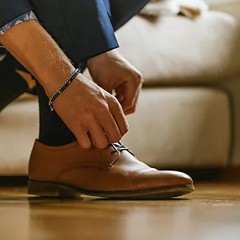 Bilde nummer 4 av Alexander, Armbånd i stål med blå stener
