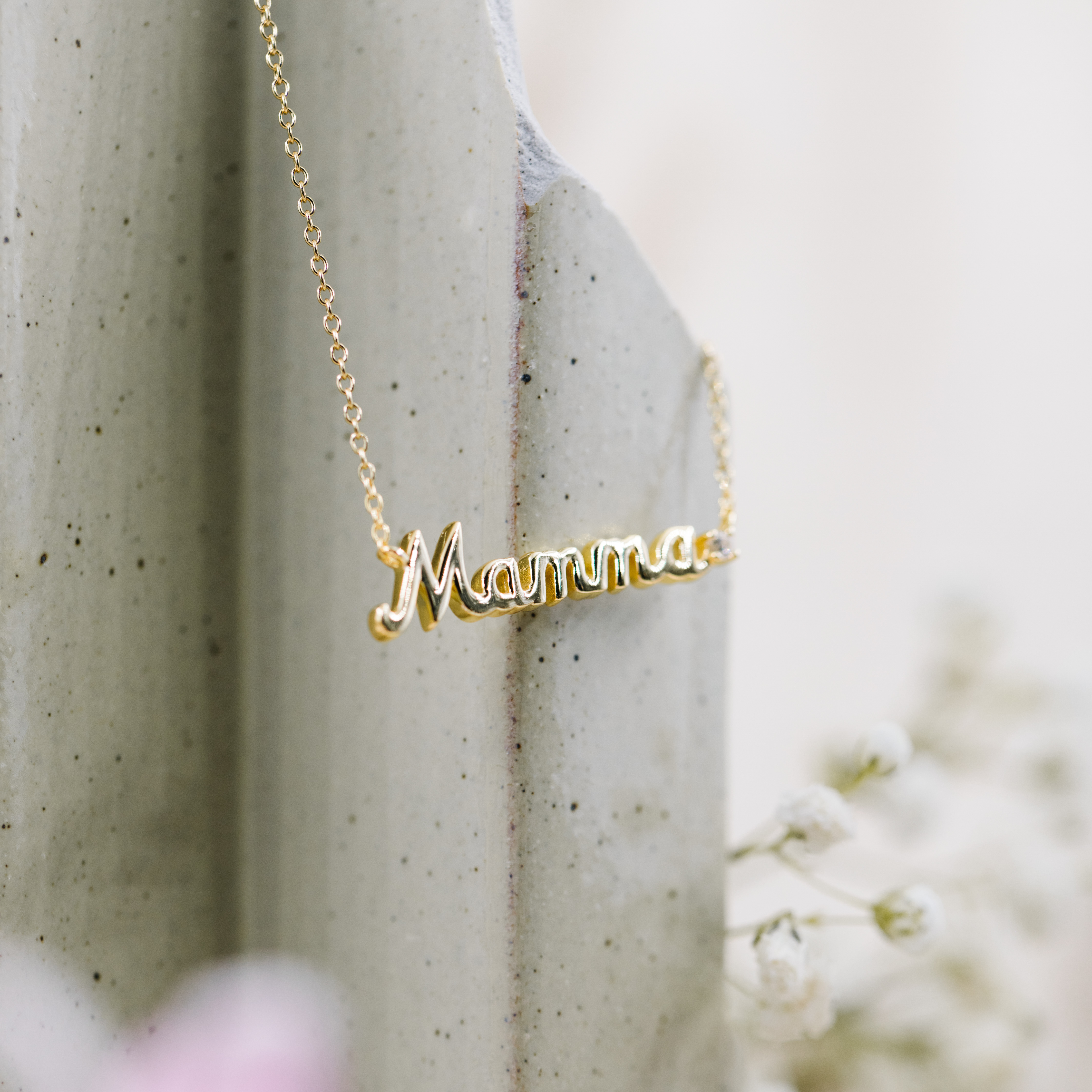 Bilde nummer 3 av Pan Jewelry, Mamma-smykke i forgylt 925 sølv med zirkonia