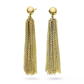 Janne Formoe by Pan Jewelry, Øredobber i forgylt sølv