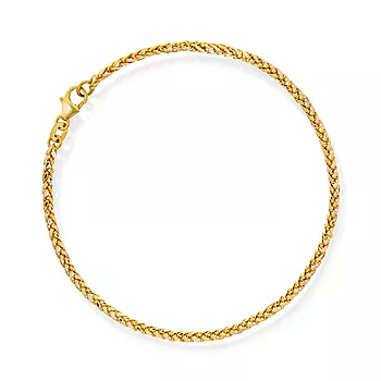 Pan Jewelry, Armbånd i 585 gult gull, 19 cm