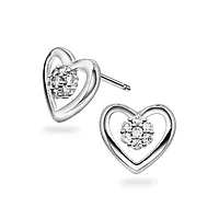 Pan Jewelry, Øredobber i sølv med zirkonia