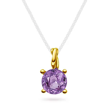 Pan Jewelry Drops, Anheng i 585 gult gull med syntetisk Alexandritt