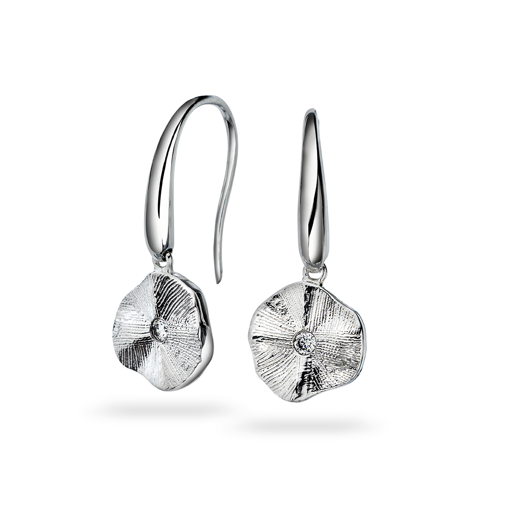 Pan Jewelry, Øredobber i 925 sølv med zirkonia