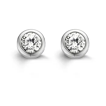 Bilde nummer 2 av Ti Sento, Studs i 925 sølv med zirkonia