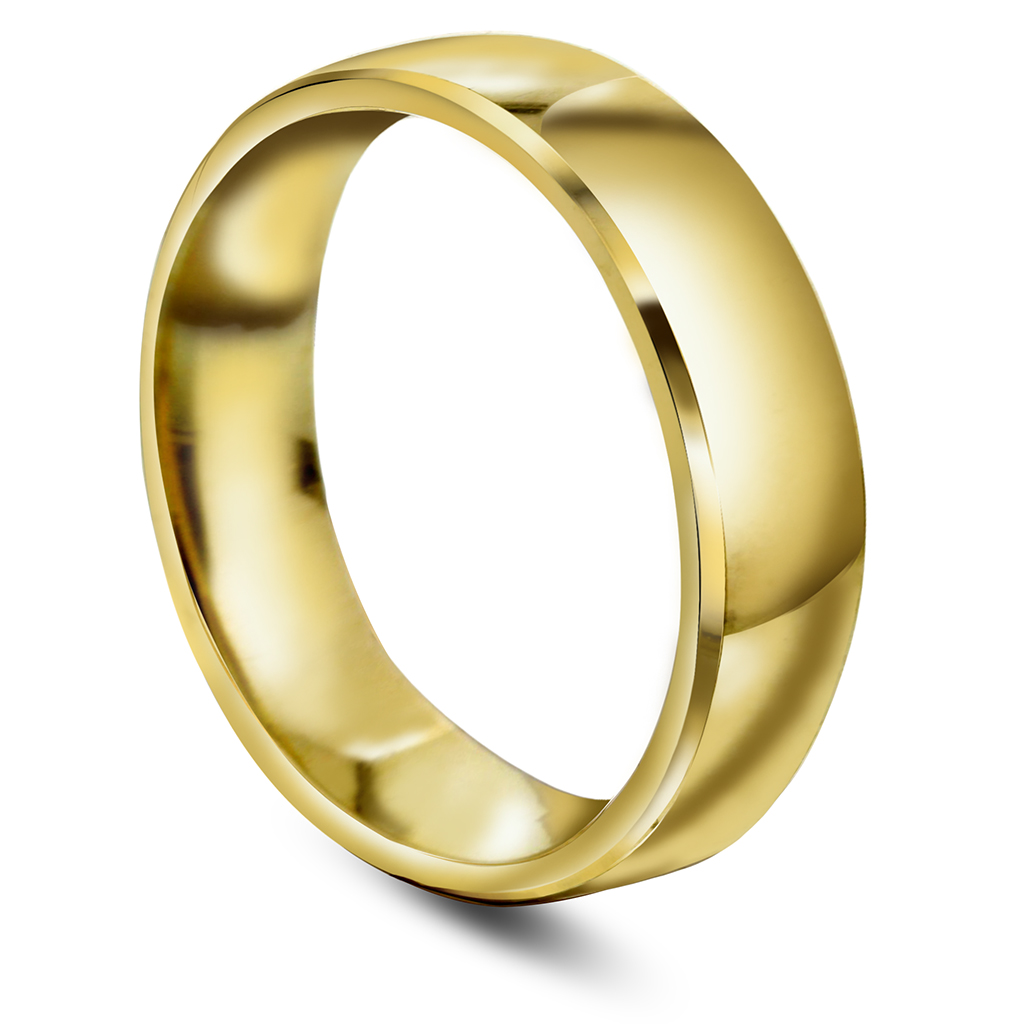 Giftering i 585 gult gull | 5 mm bredde