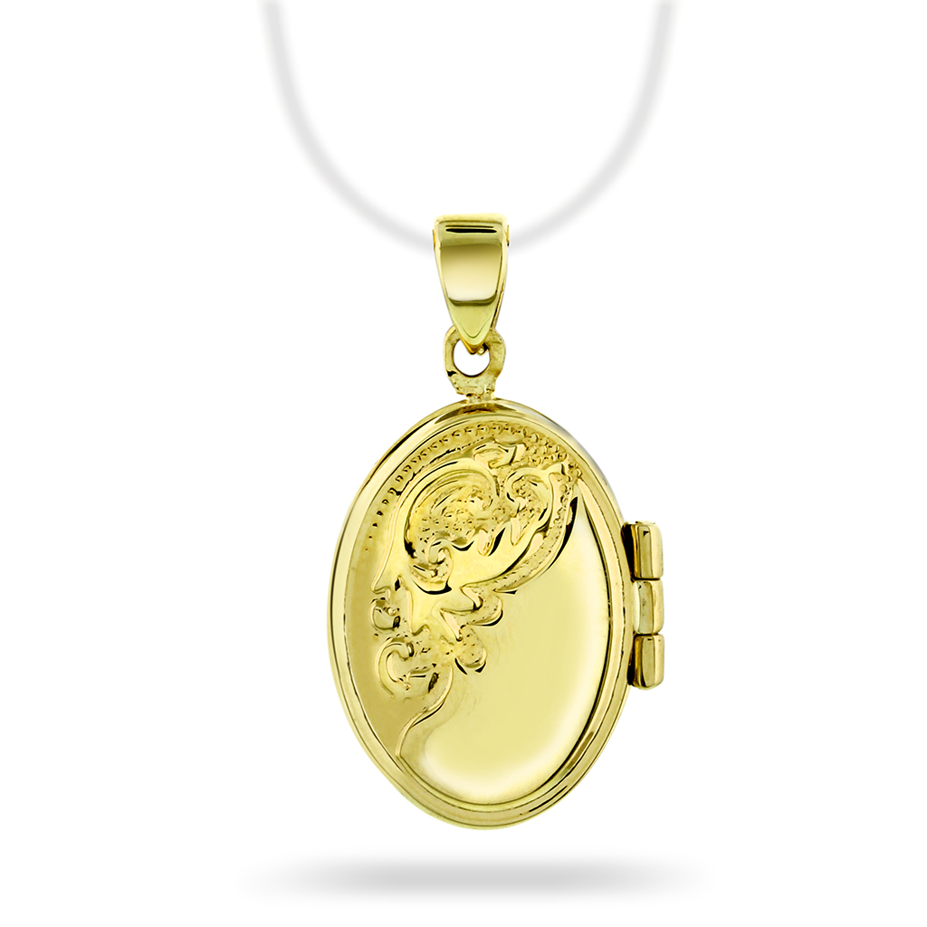 Pan Jewelry, Medaljong i 585 gult gull