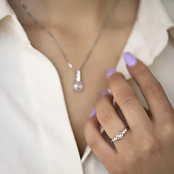 Bilde nummer 4 av Pan Jewelry, Ring i 925 sølv med zirkonia
