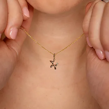 Bilde nummer 2 av Anheng i 585 gult gull med hund