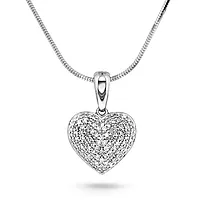 Clara smykke i 375 hvitt gull med diamanter 0,25 ct