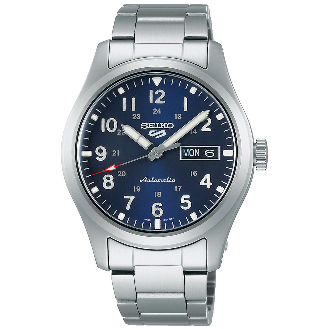 Seiko, 5 Sport Automatic herreklokke med stållenke