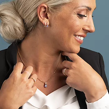Bilde nummer 2 av Pan Jewelry, Diamantring i 585 gult gull 0,10 ct