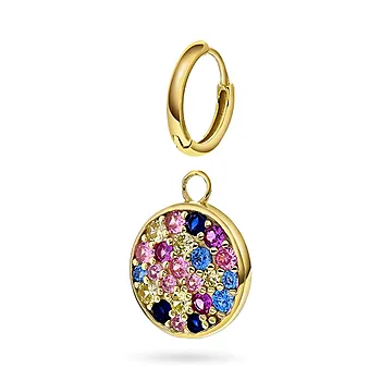 Bilde nummer 2 av Shine øreringer i 925 forgylt sølv