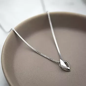 Bilde nummer 3 av Pan Jewelry, Anheng i 585 hvitt gull med zirkonia