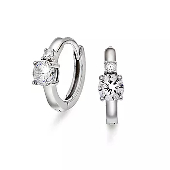 Pan Jewelry, Øreringer i sølv med zirkonia