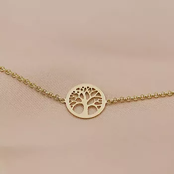 Bilde nummer 2 av Pan Jewelry, Armbånd i 585 gult gull med livets tre